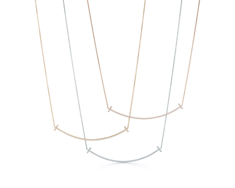 Tiffany T Smile鑲鑽項鍊 NT$129,000 (1)