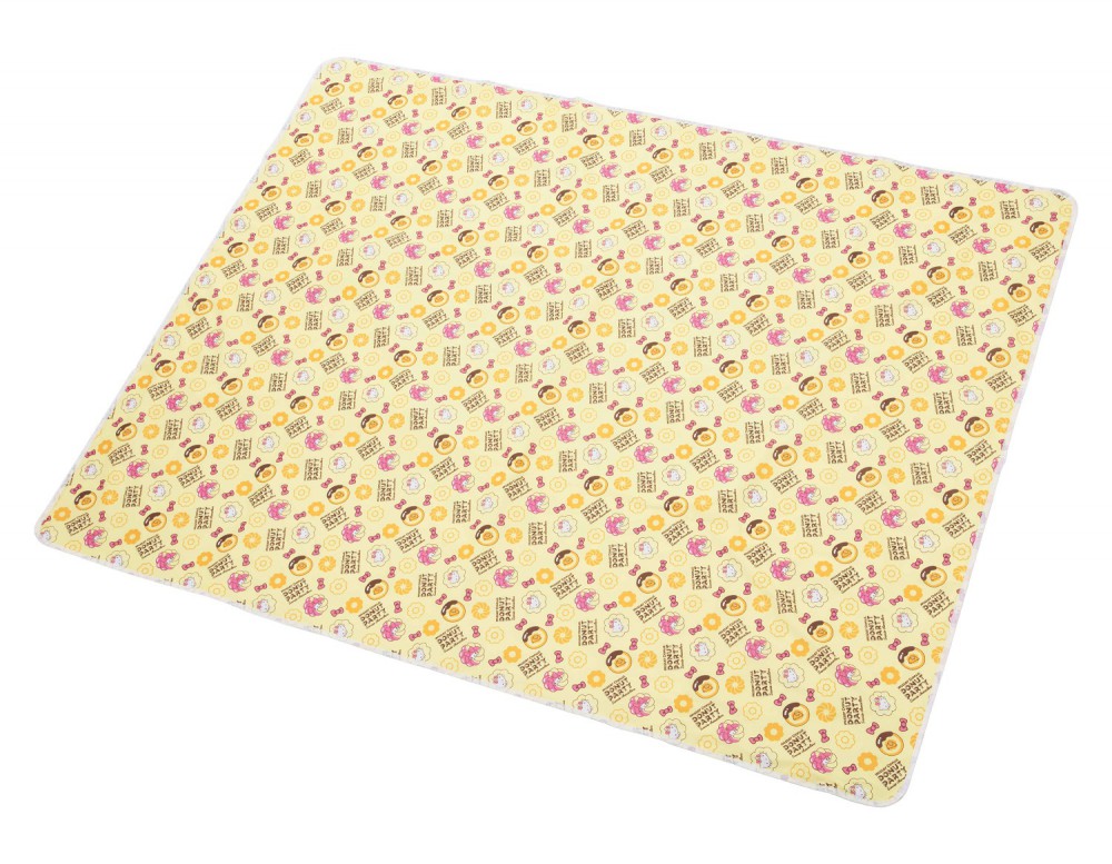 三麗鷗春遊野餐墊(黃)-展開