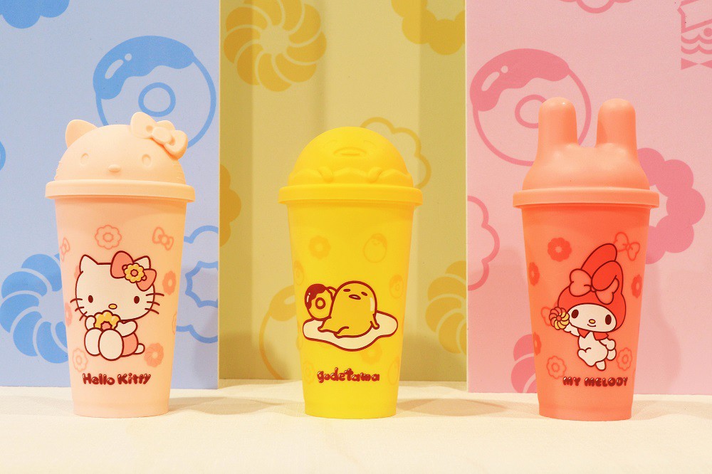 便利的春遊環保杯組，結合三麗鷗人氣三大巨星，限量經典讓你一次擁有