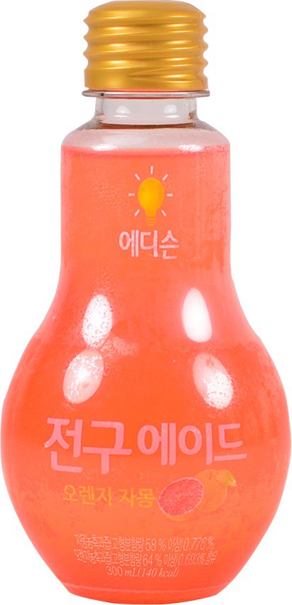 韓國燈泡果汁-柳橙葡萄柚