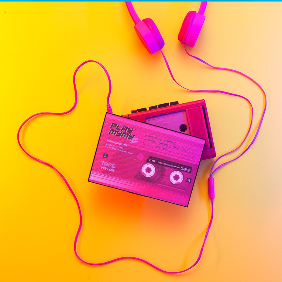 CLIO珂莉奧 大膽玩我14色眼影盤02復古玩憶-錄音帶眼影盤