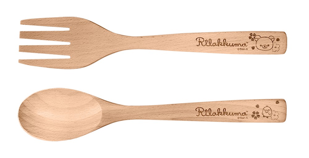 拉拉熊木製叉匙組
