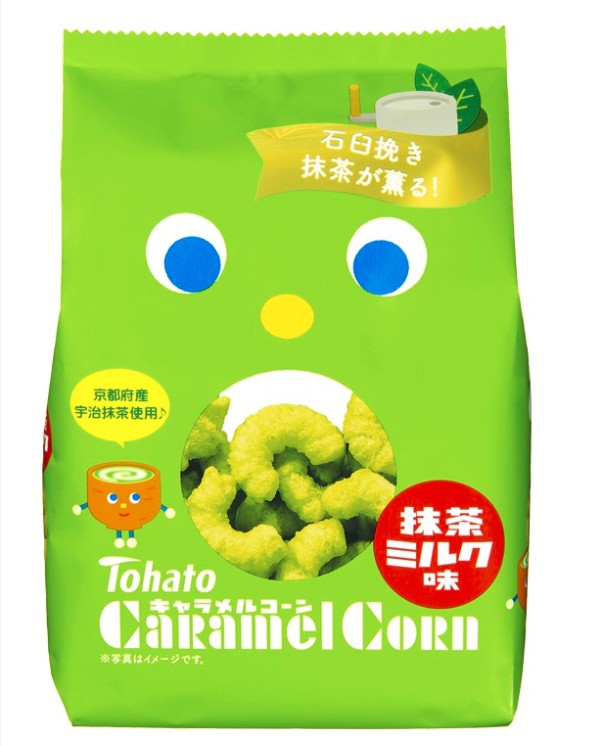 日本東鳩焦糖脆果抹茶牛奶口味
