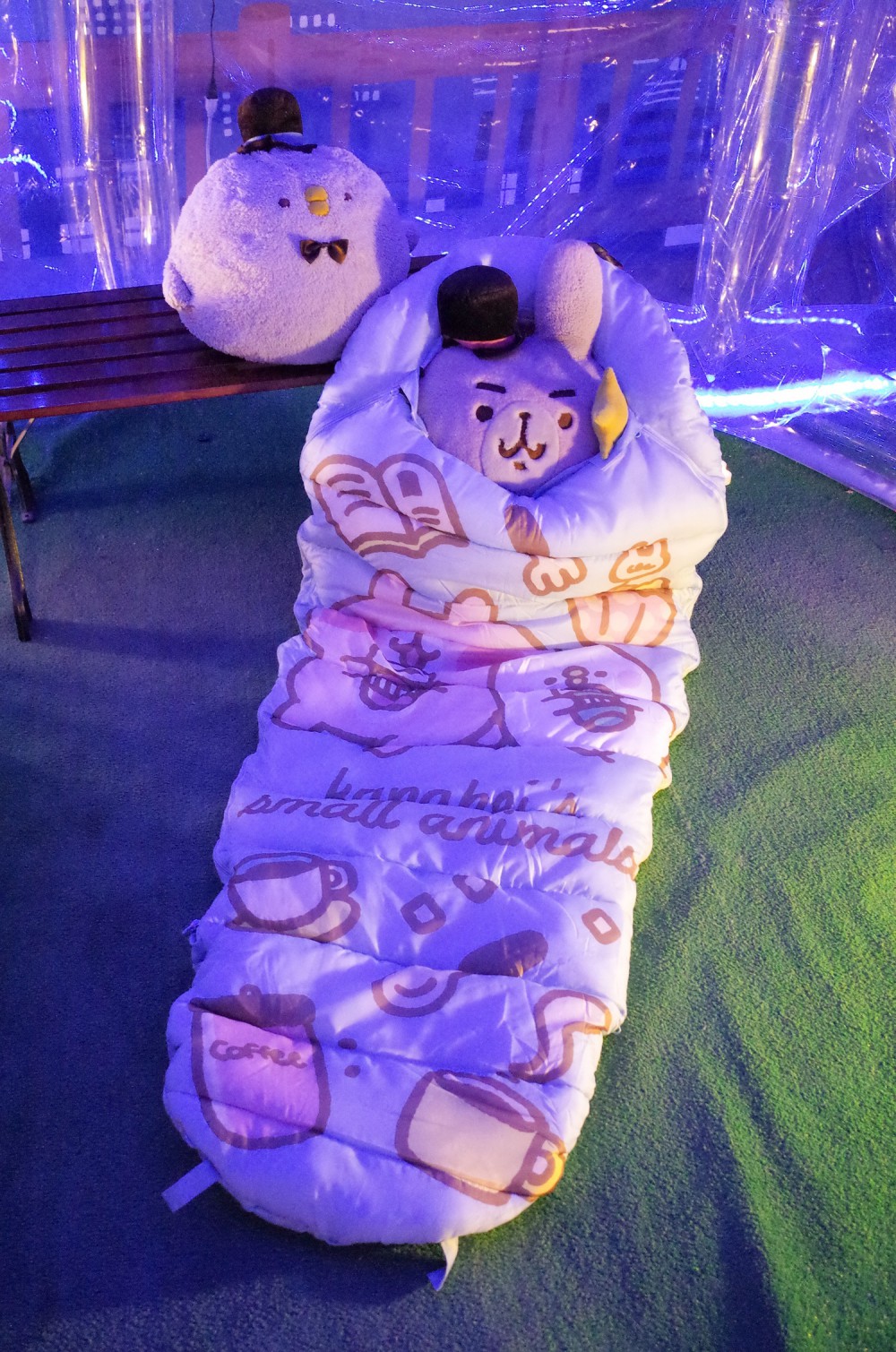 限量下午茶時光睡袋,攝於卡娜赫拉的愜意小鎮展場