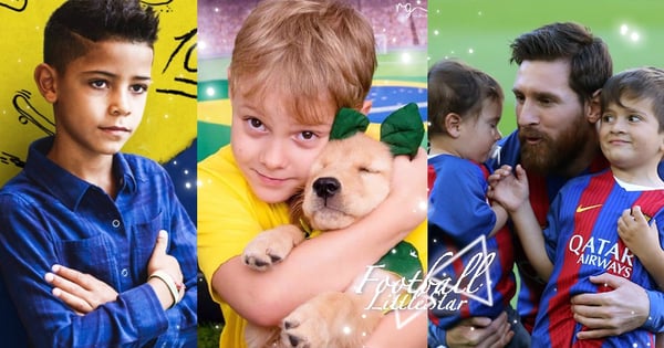 他們都是世界盃明日之星！盤點內馬爾、C羅、梅西兒子～完全讓人想抱緊處理啊♡