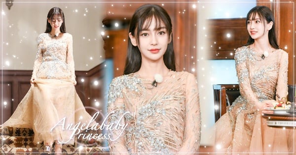 完全就是真人公主!《奔跑吧》Angelababy超仙「收官禮服」登話題熱搜~