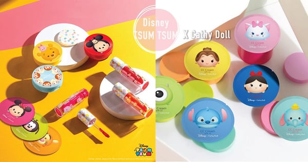 萌翻你的迪士尼宇宙！Tsum Tsum Ｘ Cathy Doll～夏天化妝就是要這麼繽紛呀♡