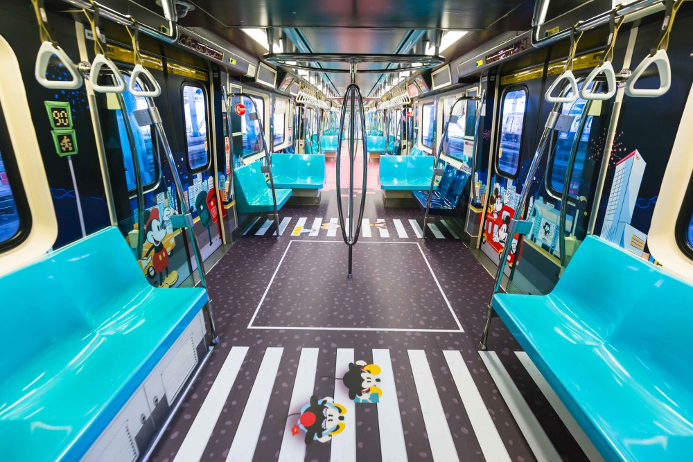 米奇趣遊台北彩繪列車27