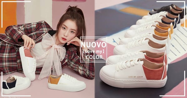 女神IRENE為NUOVO代言甜美撞色鞋！天使般美貌讓人目不轉睛～粉絲直呼：「眼裡只看得到IRENE」