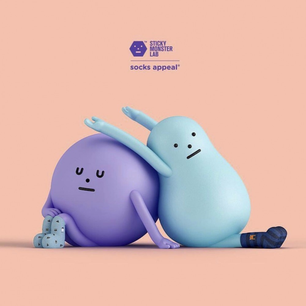 socks appeal® X Sticky Monster è¯åç³»å_2