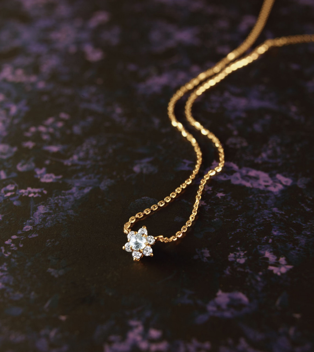 形象圖 聖誕限定 聖誕玫瑰鑽石項鍊 $21800 (11月底發售)