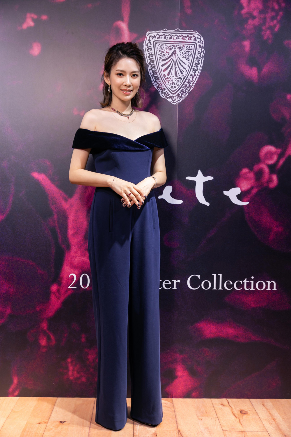 時尚媽咪Melody出席agete冬季新品發表會，配戴歐式復古風格的細膩輕珠寶，一身古典優雅氣質