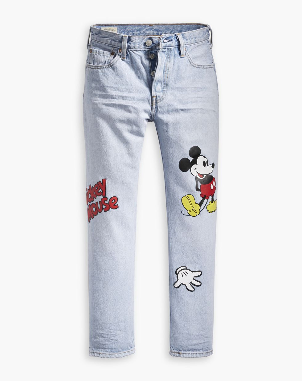 501-crop-mickey聯名女款九分丹寧褲-1539681221