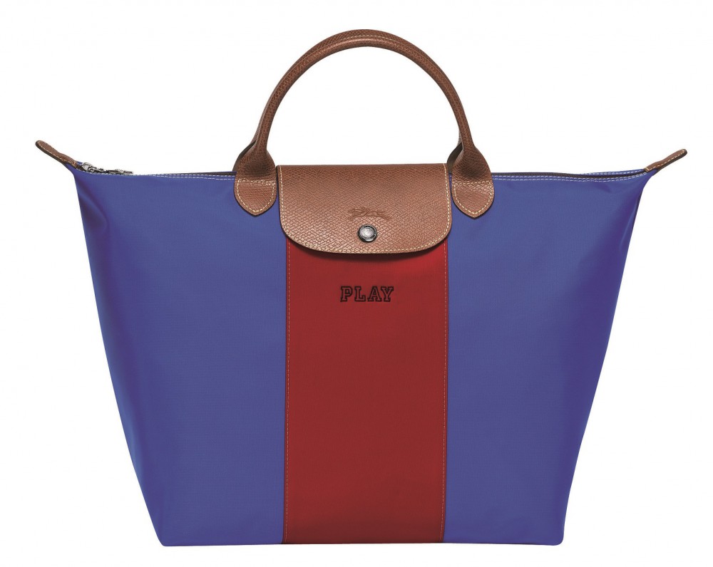 Le Pliage尼龍系列手袋(L) 18秋冬訂製示意圖，手袋參考售價手提短把5,100元 長背帶5,700元。