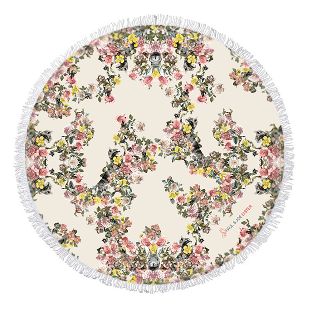 PAUL_JOE SISTER 花海貓咪多功能海灘巾