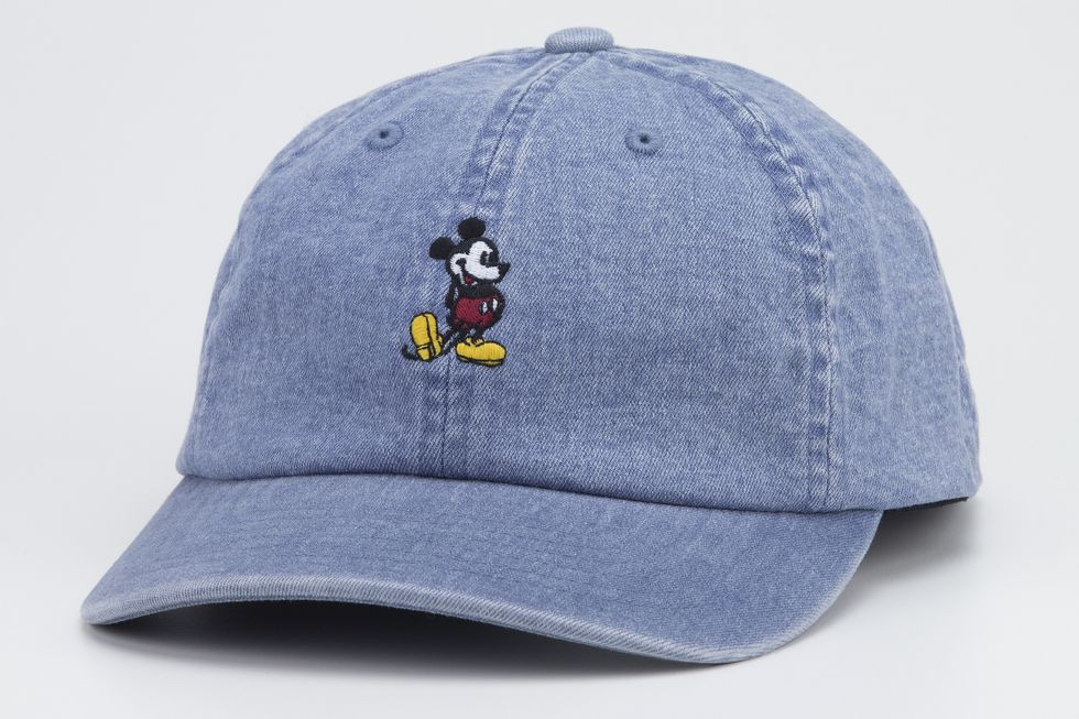 mickey聯名水洗丹寧棒球帽-1539681222