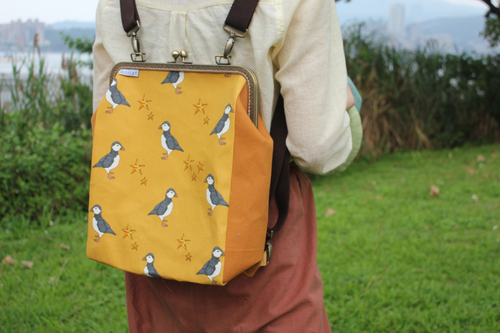 誠品生活expo|肖年頭家夢想嘉年華|森李sunli|日本花布復古包|推薦價1,800元。