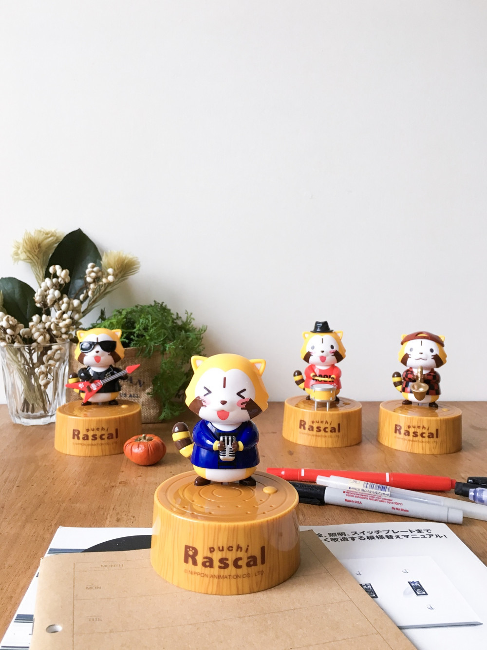 限量搖擺音樂公仔共4款可愛造型，每款皆有專屬不同的音樂。