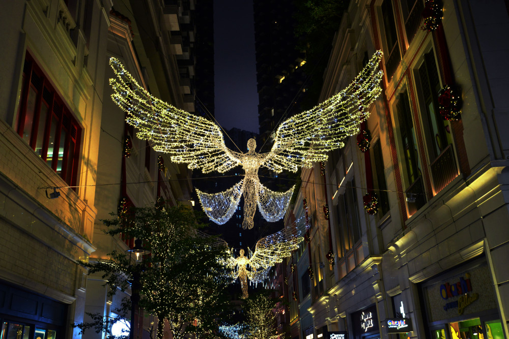 利東街The Spirit of Christmas聖誕燈飾(皇后大道東)