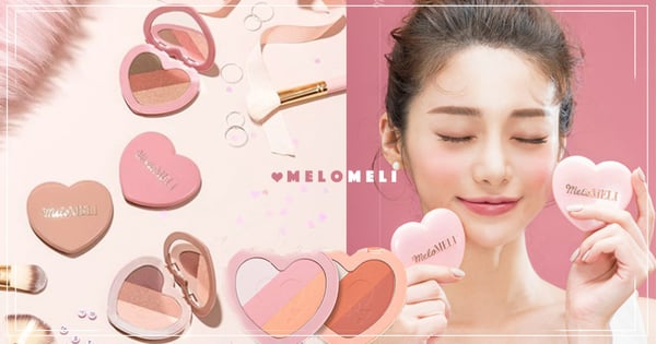 韓妞熱議#戀愛系彩妝~meloMELI「粉嫩愛心系列」少女心大噴發,代購準備爆單吧!