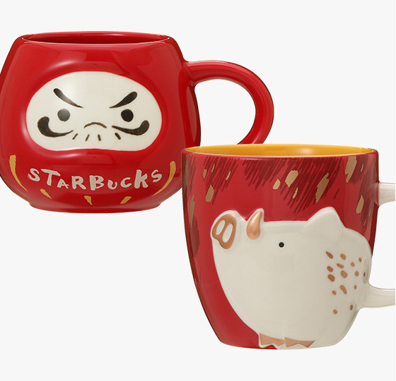 3 【日本星巴克限定新品】絕美富士山杯保溫瓶必入手!福神新春豬年馬克杯也好可愛!