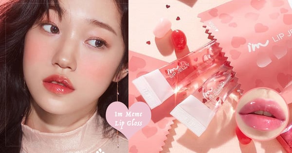 裡面有愛心亮片！韓國I'M MEME推出果凍感變色唇蜜，打造男生都想親的嘟嘟唇偽素顏就靠這支♡