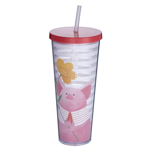 喜從豬來Togo冷水杯,售價$550。容量:24OZ。 (2)