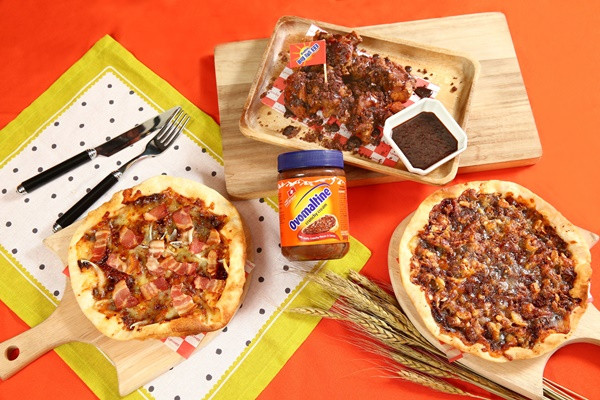 圖1_ 阿華田與Alleycat's聯名打造阿華田炸雞及披薩創意料理