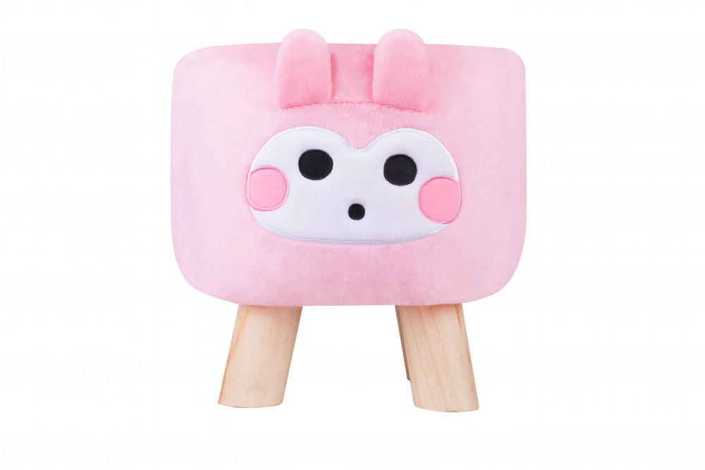 短耳貓頭鷹絨毛小圓椅-福兔