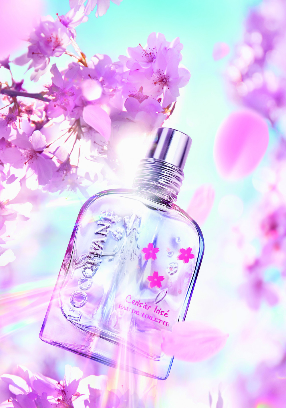 L'OCCITANE 虹彩櫻花香氛系列形象圖