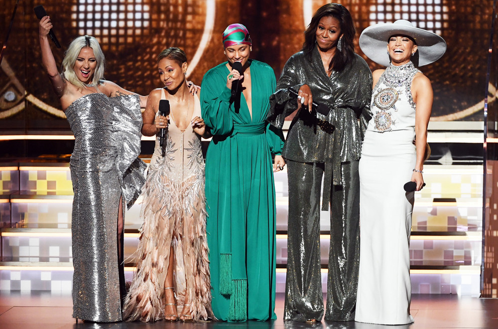 02-lady-gaga-jada-pinkett-smith-michelle-obama-jennifer-lopez-alicia-keys-grammys-show-2019-billboard-1548