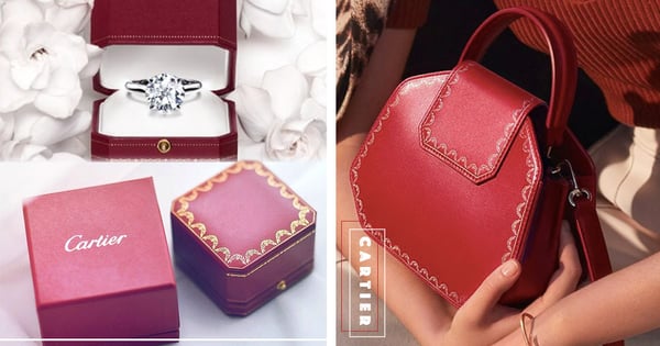 極致奢華！「Cartier」經典珠寶紅盒子推出夢幻精品包～給每個女人至高無上的寵愛♡