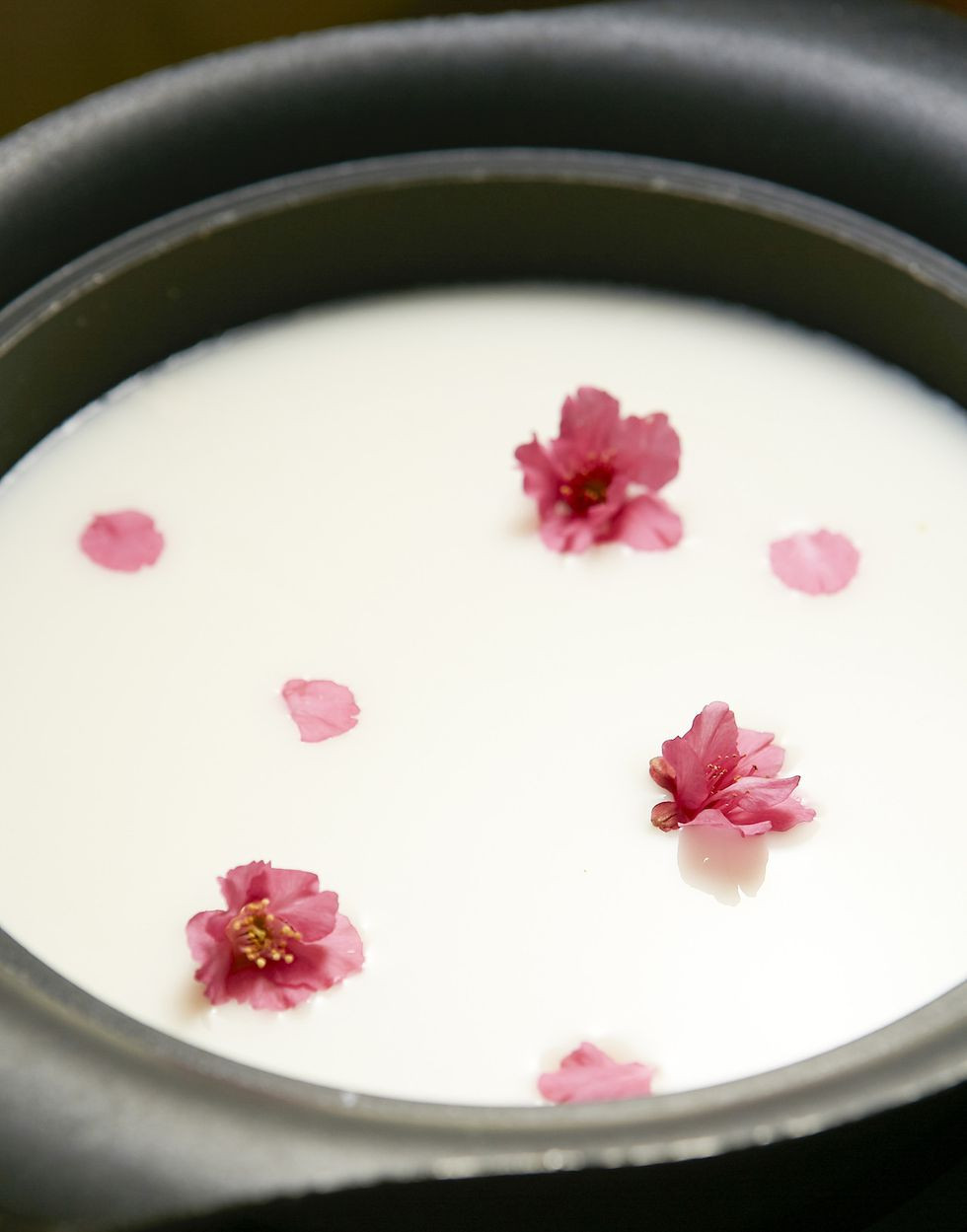 黑毛屋-春季限定-櫻花牛奶飛鳥鍋-特製櫻花牛奶凍緩緩融進雞高湯-呈現唯美的養顏美容鍋-1552374175