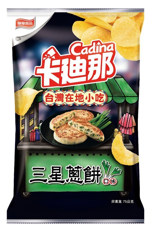 卡迪那洋芋片三星蔥餅口味