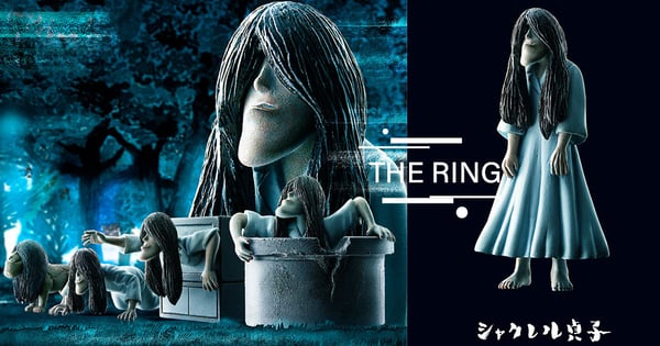 最不恐怖的貞子!獵奇「戽斗貞子」聯名扭蛋來了~戽斗貞子爬出水井恐怖感瞬間↓為0(笑)