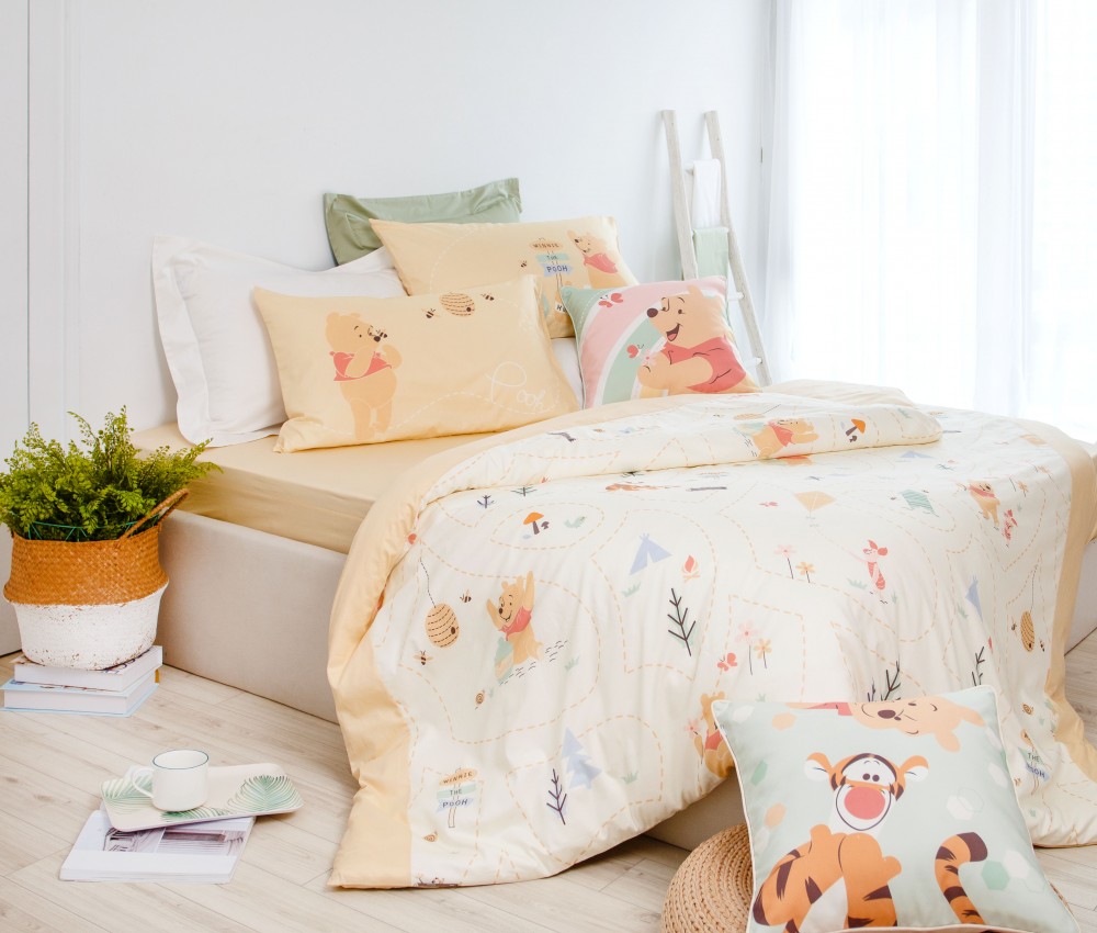 p2 維尼系列純棉床被組+維尼抱枕