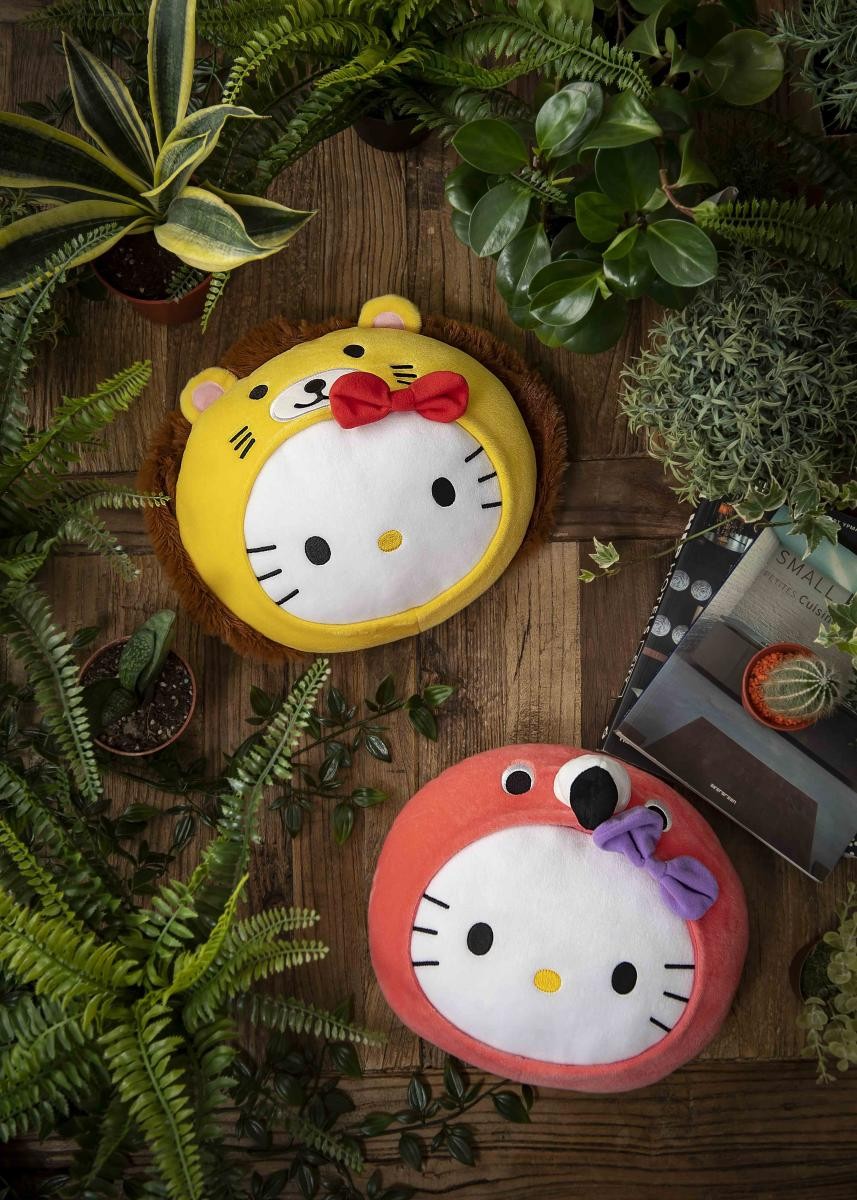 2_5月22日上午11時起「甜心粉紅鶴」與「活力獅大王」接續登場，化身非洲猛獸的Hello Kitty，用反差的Q萌威力征服你的心！(1)