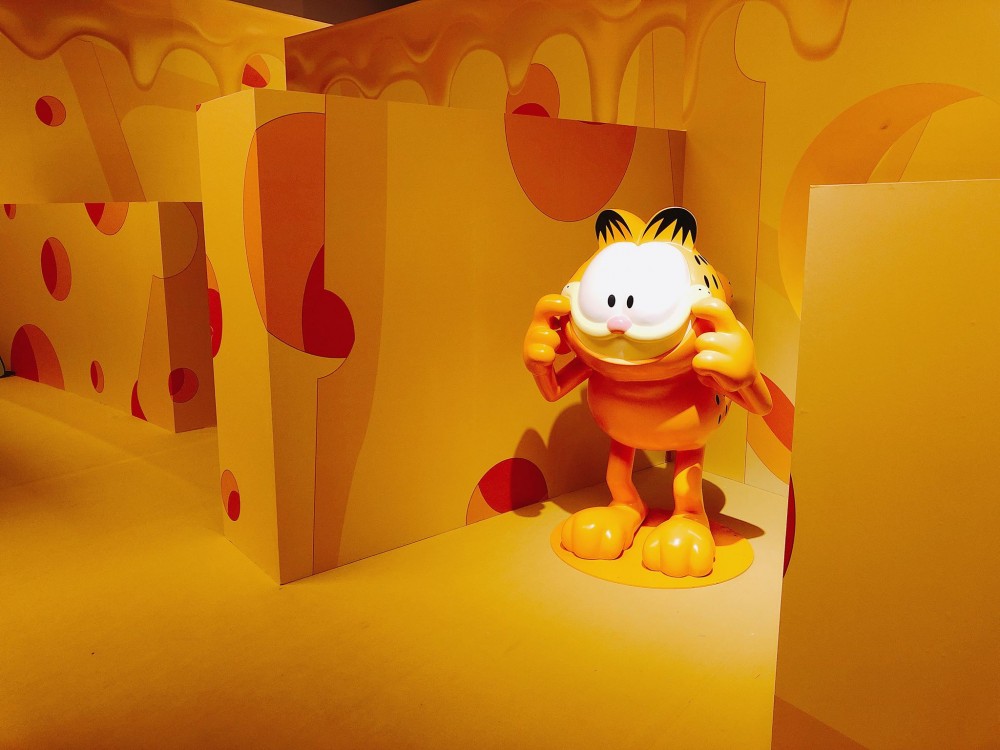 加菲貓40周年特展-起士迷宮1