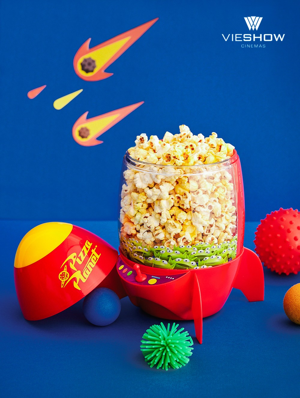 火箭造型爆米花桶