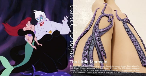 Under The Sea！德國設計師製作《小美人魚》烏蘇拉「章魚觸手絲襪」引熱議