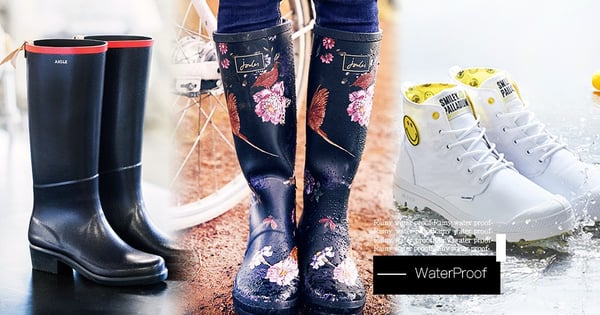 下雨下到心情超厭世？盤點3款超強防水靴～雨天也能輕鬆當個簡約優雅小姊姊