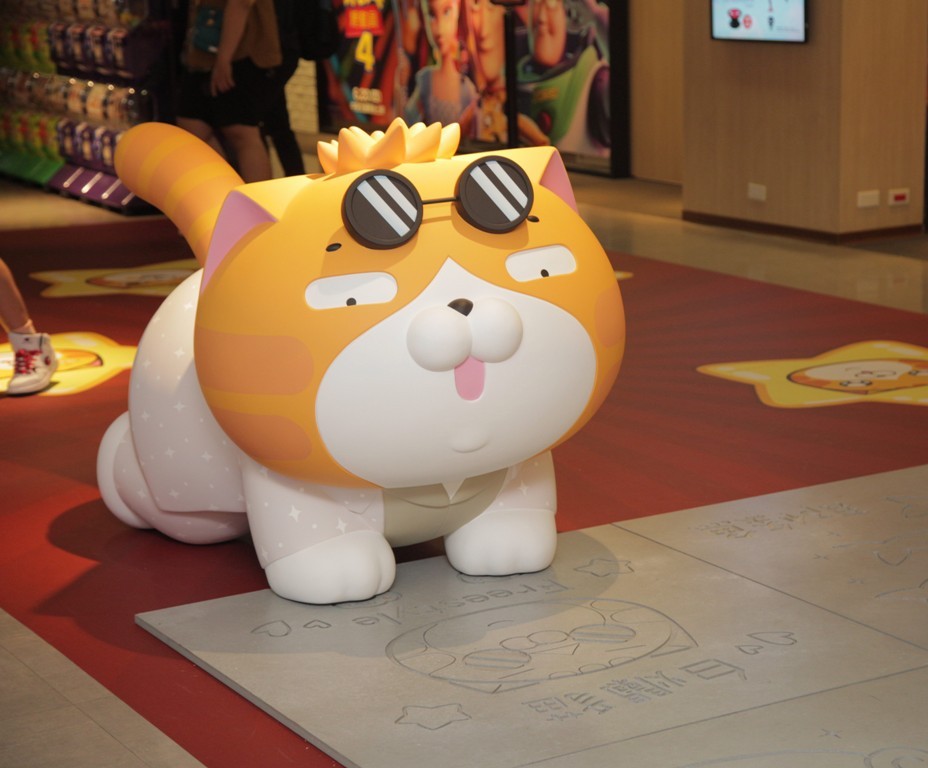 5. 台中新光影城大廳_大尊Q萌爛爛公仔
