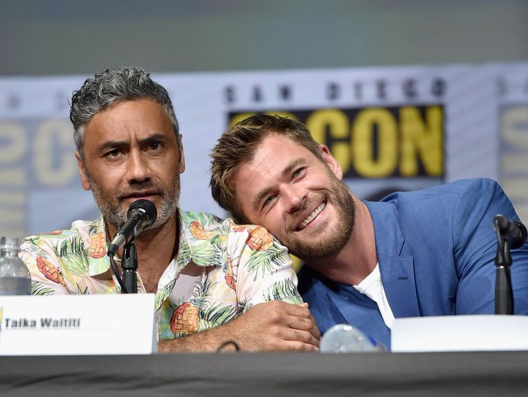 director-taika-waititi-and-actor-chris-hemsworth-from-news-photo-821076982-1563329337