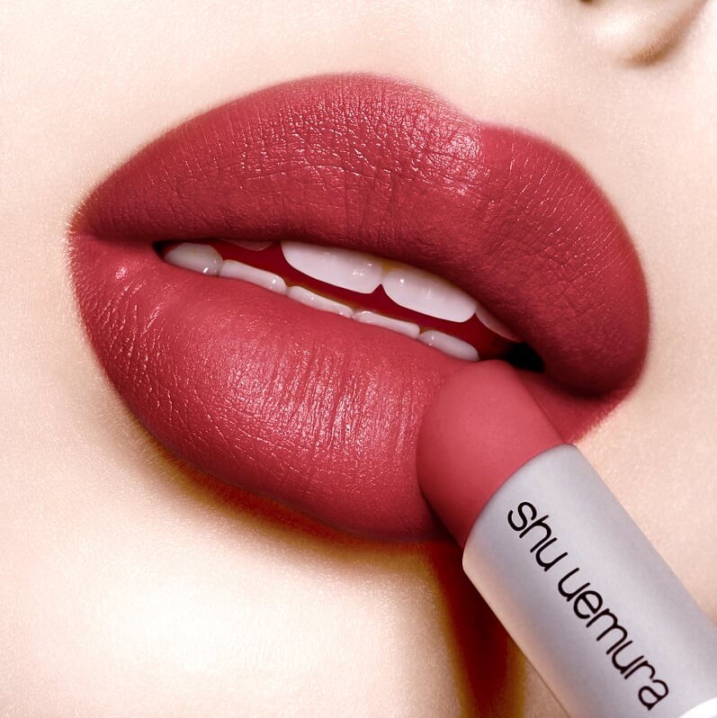 shu uemura植村秀 無色限粉霧保濕唇膏- 英倫玫瑰土BG955