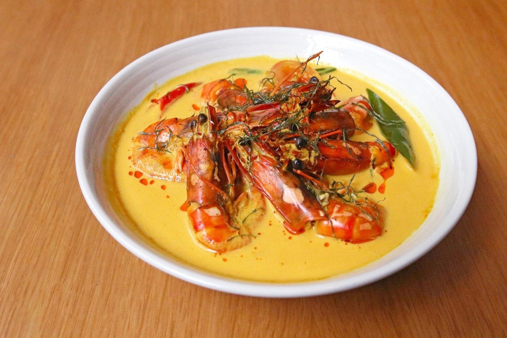 台北君悅酒店 - 凱菲屋 - 馬來西亞 靚麗食尚 - Udang Masak Lemak - 薑黃燴鮮蝦 01