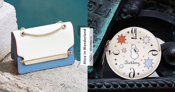 愛麗絲控請尖叫！超夢幻「愛麗絲夢遊仙境」系列秋冬包款～藍白方包、兔子零錢包都好燒啊♡