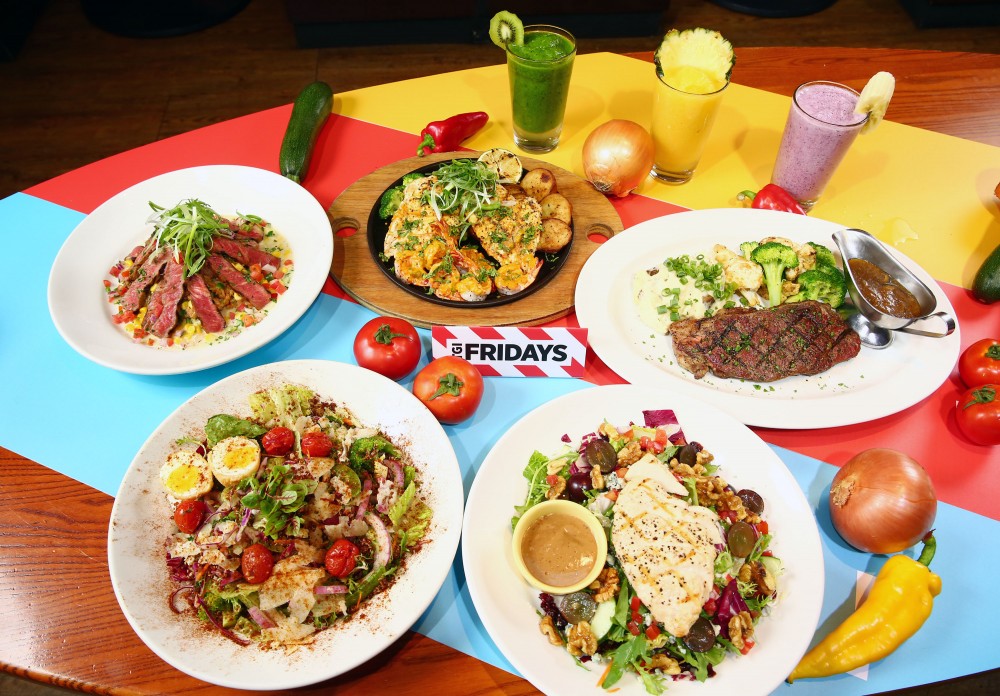 美式連鎖餐廳TGI FRIDAYS攜手World Gym世界健身俱樂部，聯手推動「2H輕飲食運動」，祭出「樂活輕食光」夏季期間限定8道新菜。(圖由TGI FRIDAYS提供)-2