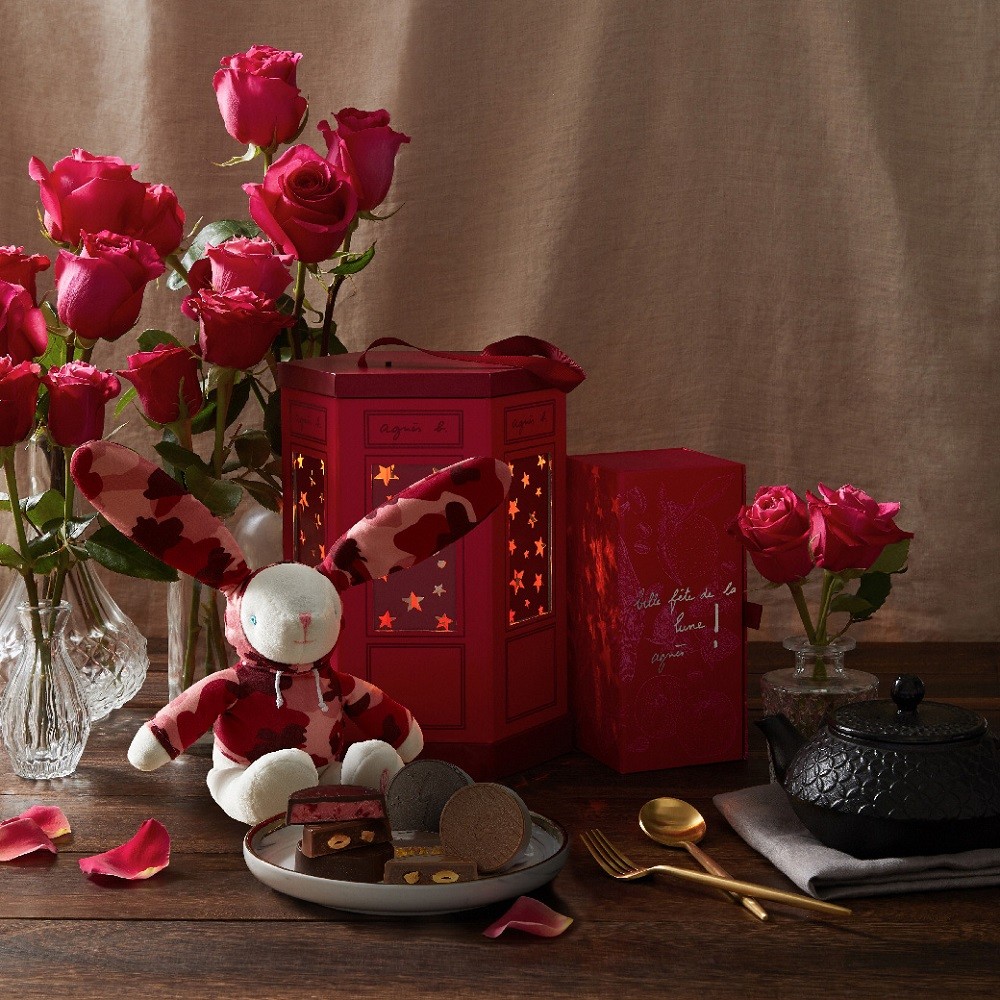 花團錦簇迷彩小兔月餅燈籠禮盒