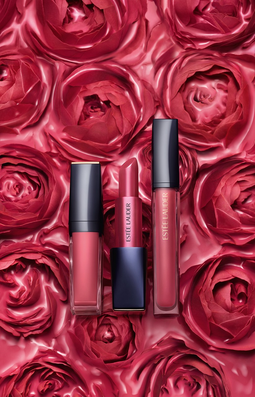 雅詩蘭黛 絕對慾望奢華系列 #420 玫瑰荔枝 NT$1200 情境圖