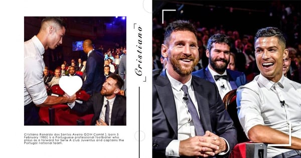 C羅：「我跟梅西的對決持續了15年，並一起成為足壇的一部分，這感覺很棒！我們讓彼此變得更好。」